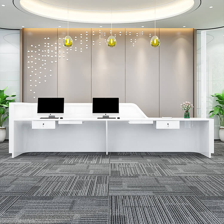 Front desk reception desk office counter