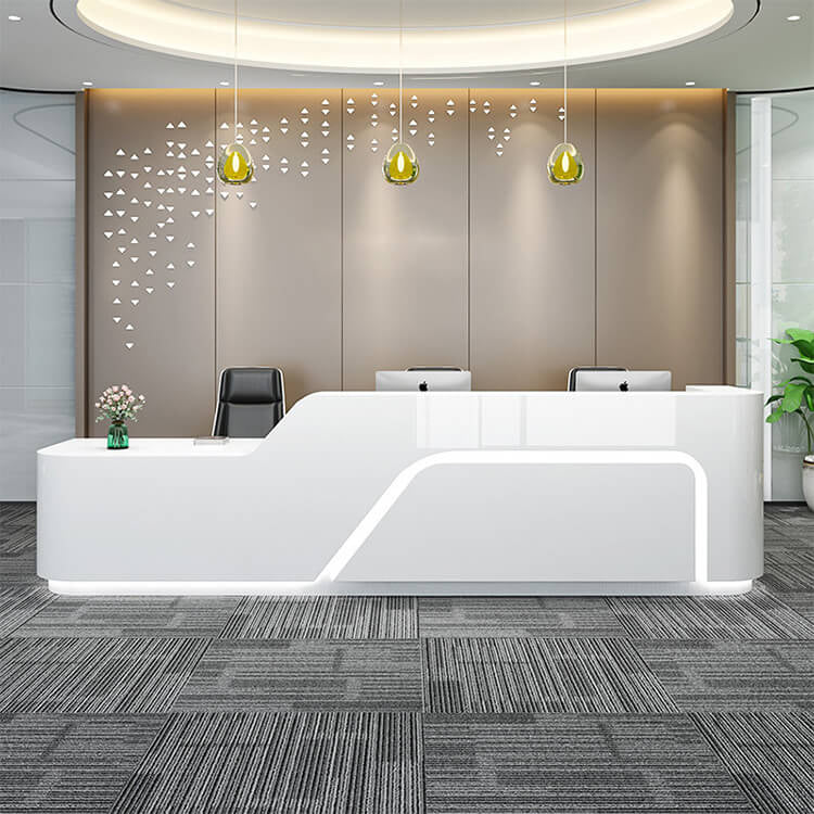 Front desk reception desk office counter
