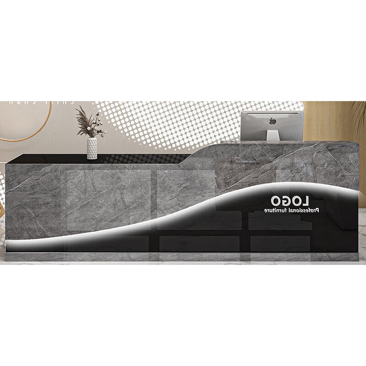 Company reception desk beauty salon reception desk