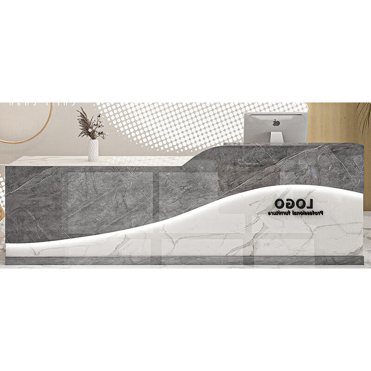 Company reception desk beauty salon reception desk