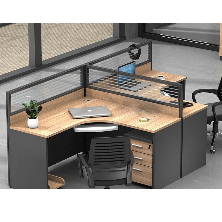 Freely configurable office desk, employee computer desk