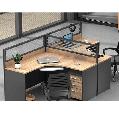 Freely configurable office desk, employee computer desk