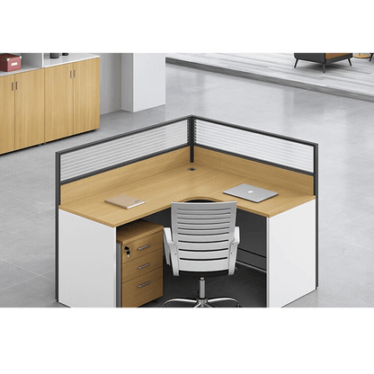 Modern multiple combination employee desk and computer desk, office desk and chair set