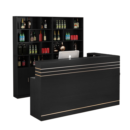 Cashier restaurant bar wine cooler all in one corner bar cabinet
