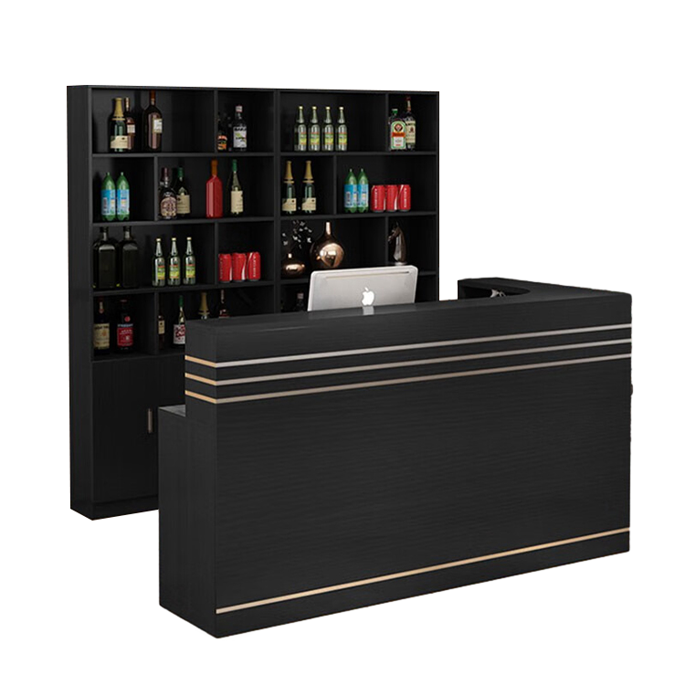 Cashier restaurant bar wine cooler all in one corner bar cabinet