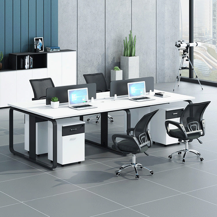 Simplified modern office employee desk, office desk – Tomo