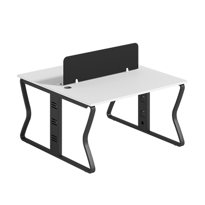 Simplified computer desk employee desk, office desk and chair combination, screen workstation