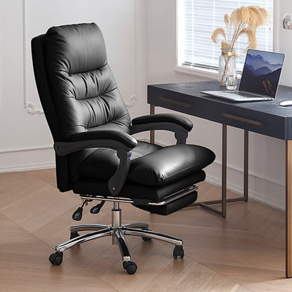 Ergonomic Reclining  Genuine Leather Executive Chair