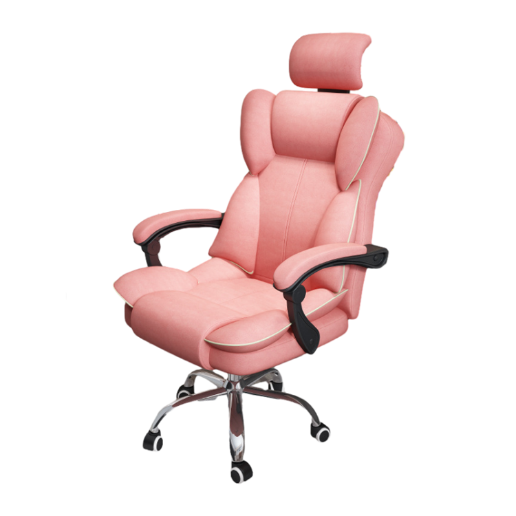 Creative Ergonomic Leather Executive Chair with Backrest