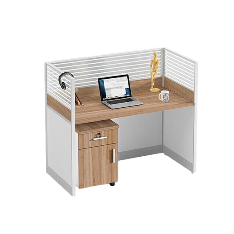 Simplified multicombination staff desk, office employee desk