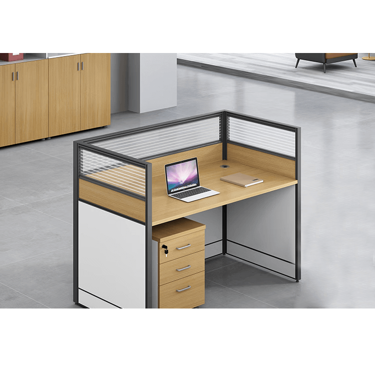 Modern multiple combination employee desk and computer desk, office desk and chair set