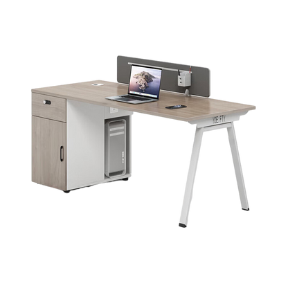 Office desk and chair combination, office card slot screen partition workstation