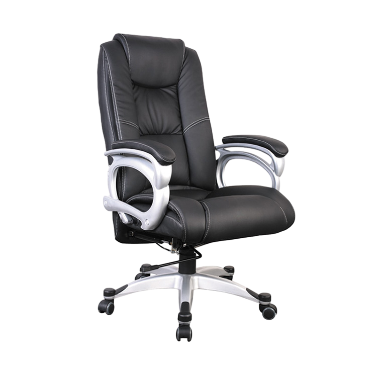 Ergonomic Reclining Swivel Lift Black Executive Chair