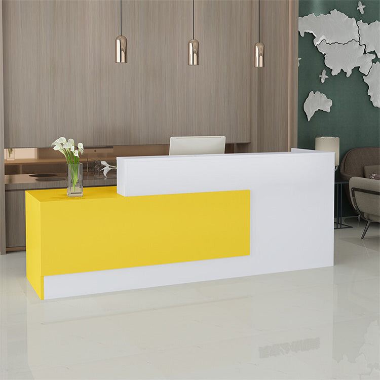 Lacquered reception desk