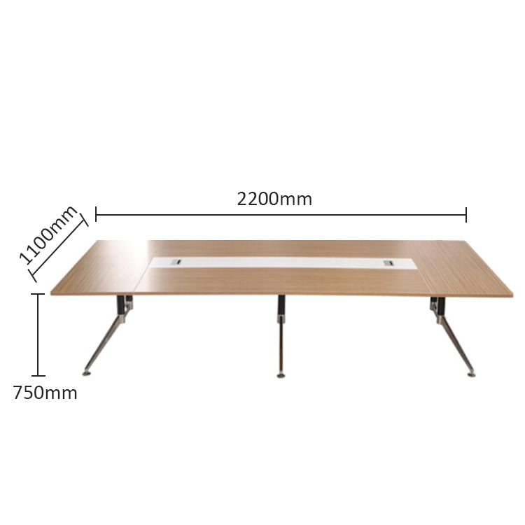 Solid Wood Rectangular Negotiation Table Conference Table