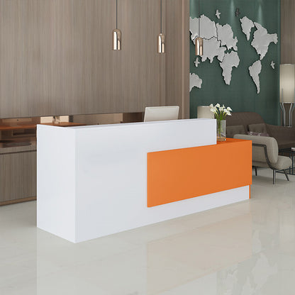 Lacquered reception desk