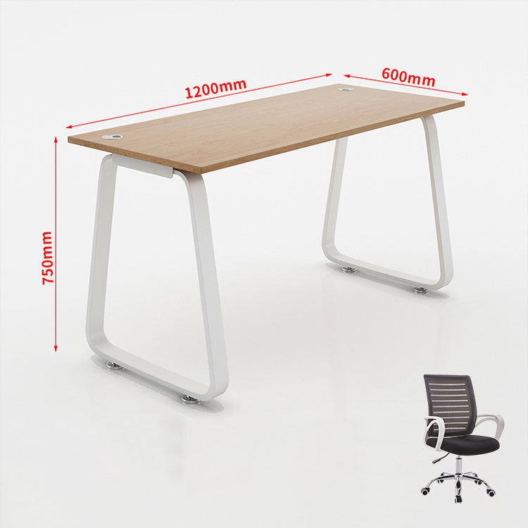 Employee desk office desk and chair set with screen partition, card slot computer desk