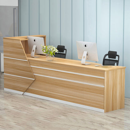Company Simple Front Desk Reception Table