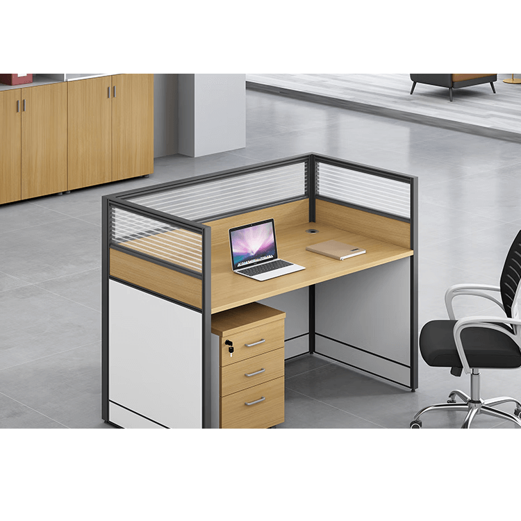 Modern multiple combination employee desk and computer desk, office desk and chair set