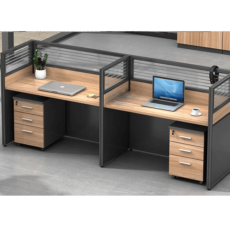 Freely configurable office desk, employee computer desk