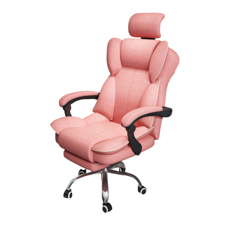 Creative Ergonomic Leather Executive Chair with Backrest