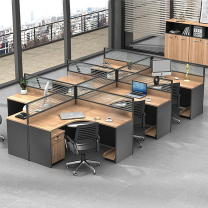 Freely configurable office desk, employee computer desk