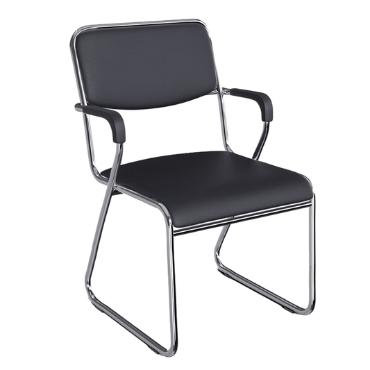 Simple Bowed Armless Conference Chair Office Chair