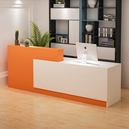 Lacquered reception desk