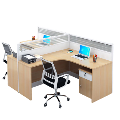 L shaped office desk computer desk, multiple combinations of staff office desk