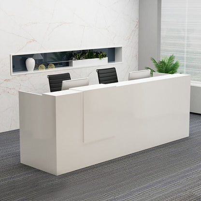 Simple modern company reception desk