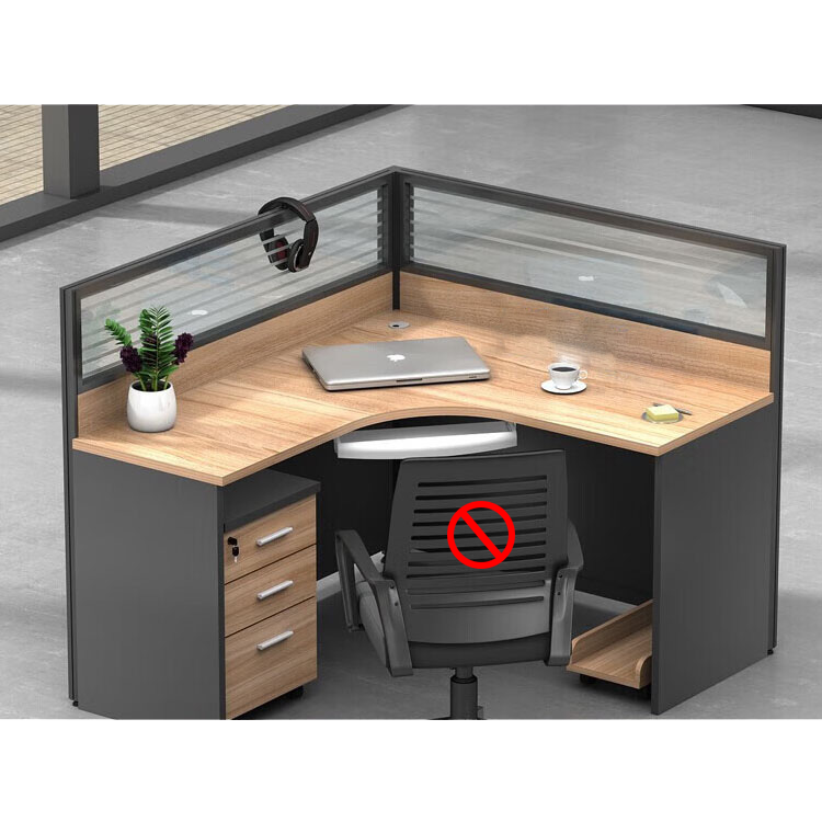 Freely configurable office desk, employee computer desk