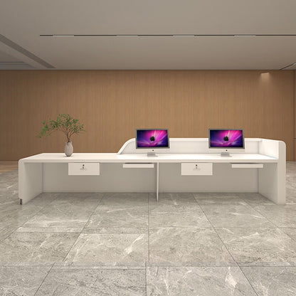 Reception desk hotel cashier modern minimalist