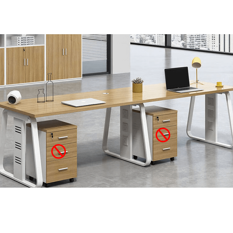 Office staff desk and chair combination with screen partition for employee desk and computer desk