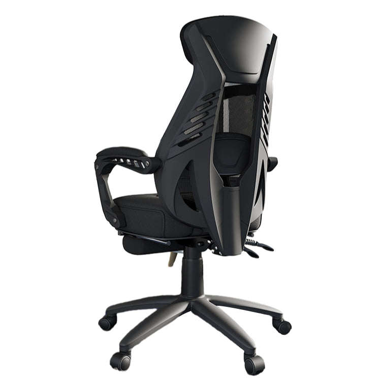 Thickened and Widened Reclining Office Chair with Footrest