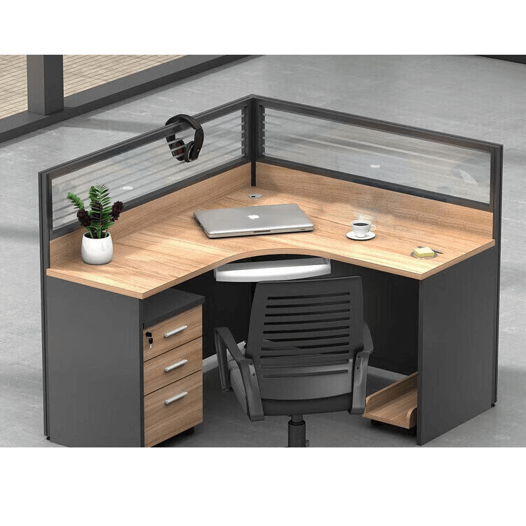 Freely configurable office desk, employee computer desk