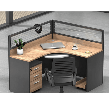 Freely configurable office desk, employee computer desk