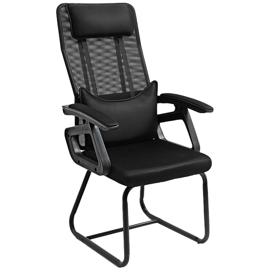 Mesh Office Chair with Lumbar Back and Headrest
