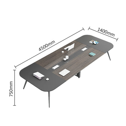 Minimalist Small Oval Conference Table Desk Training Table