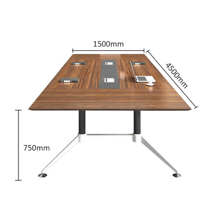 Classic Rectangular Conference Table Negotiation Table