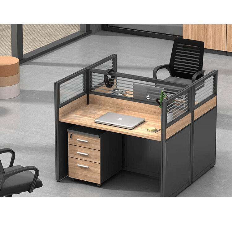 Freely configurable office desk, employee computer desk