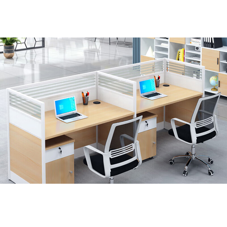 L shaped office desk computer desk, multiple combinations of staff office desk