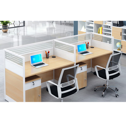 L shaped office desk computer desk, multiple combinations of staff office desk