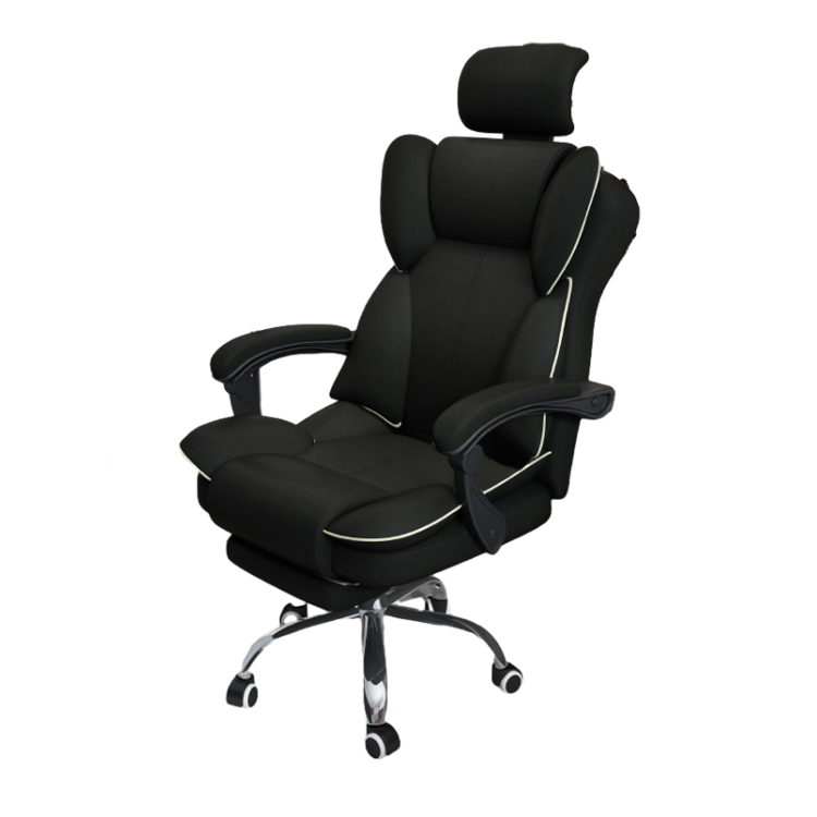 Creative Ergonomic Leather Executive Chair with Backrest