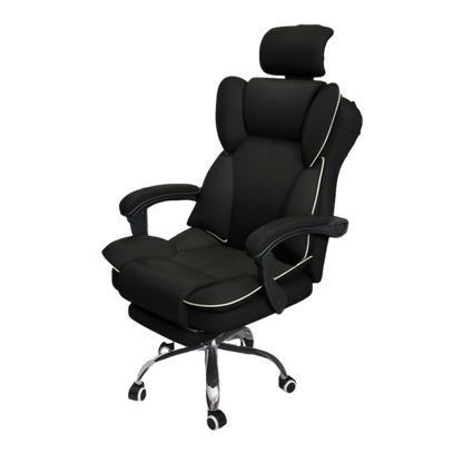 Creative Ergonomic Leather Executive Chair with Backrest