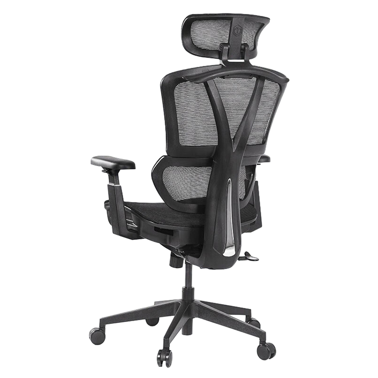 Ergonomic Two-part Backrest Office Chair with Footrest