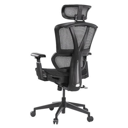 Ergonomic Two-part Backrest Office Chair with Footrest