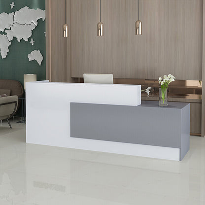 Lacquered reception desk