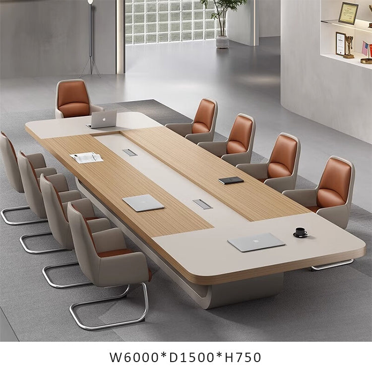 Modern Oval Training Table Conference Table Negotiation Table