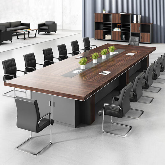 Modern Minimalist Rectangular Conference Table