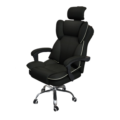 Creative Ergonomic Leather Executive Chair with Backrest